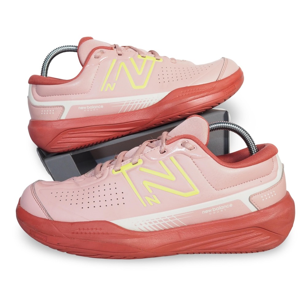 New Balance 696v5 Hard Court Tennis Pickleball Sneakers Womens 10 Pink WCH696R5